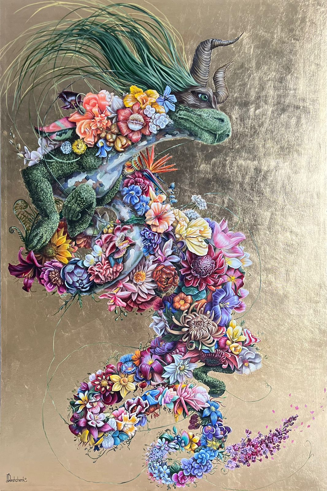 Painting, Studio Fine Art Gallery @ Affordable Art Fair, Daria Ivashchenko, Bloom of fortune